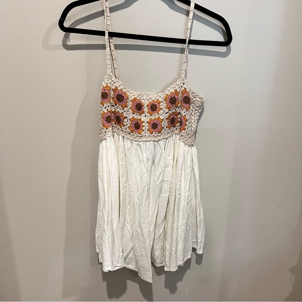 ASOS Crochet Babydoll Dress/Tunic Tank